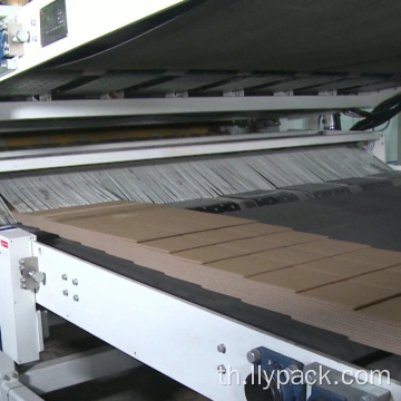 Helix Line Cardboard Line Cut Off Machine สำหรับลูกฟูก